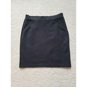 Womens Mario Serrani Body Magic Perfect Slimming Skirt Blk Size Lg NWT